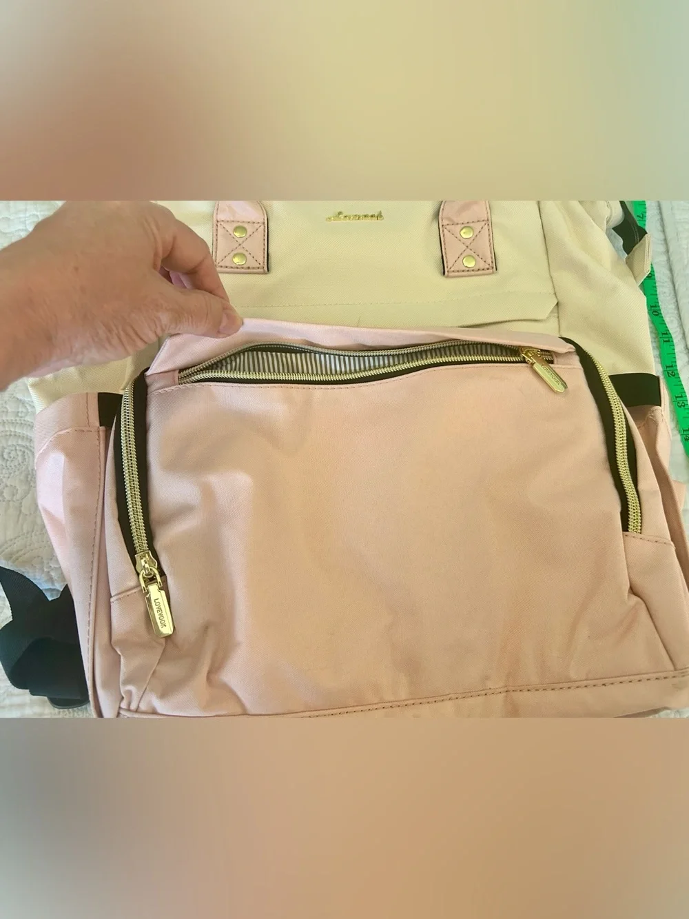 LRG Pink & Cream Backpack - Lovook